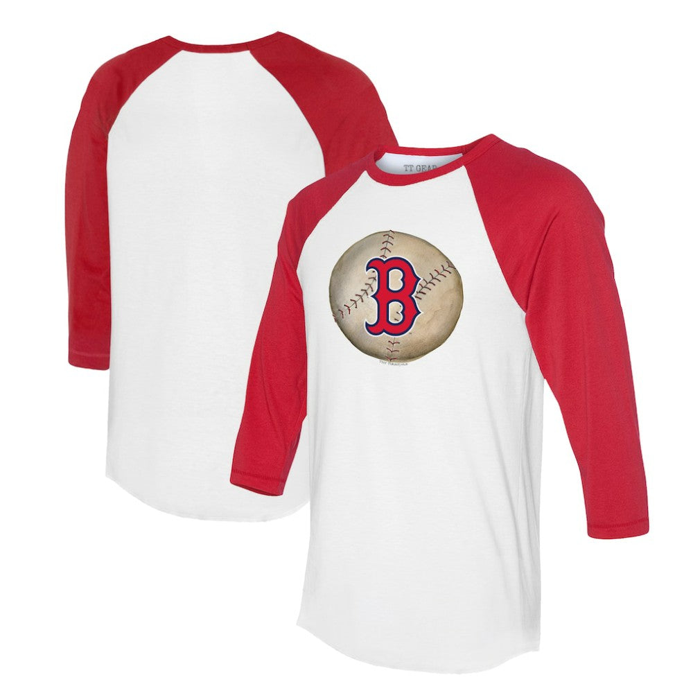Boston Red Sox Tiny Turnip Unisex Stitched Baseball 3/4-Sleeve Raglan T-Shirt - MLB T-shirts