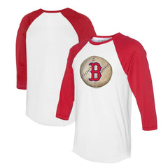Boston Red Sox Tiny Turnip Unisex Stitched Baseball 3/4-Sleeve Raglan T-Shirt - MLB T-shirts