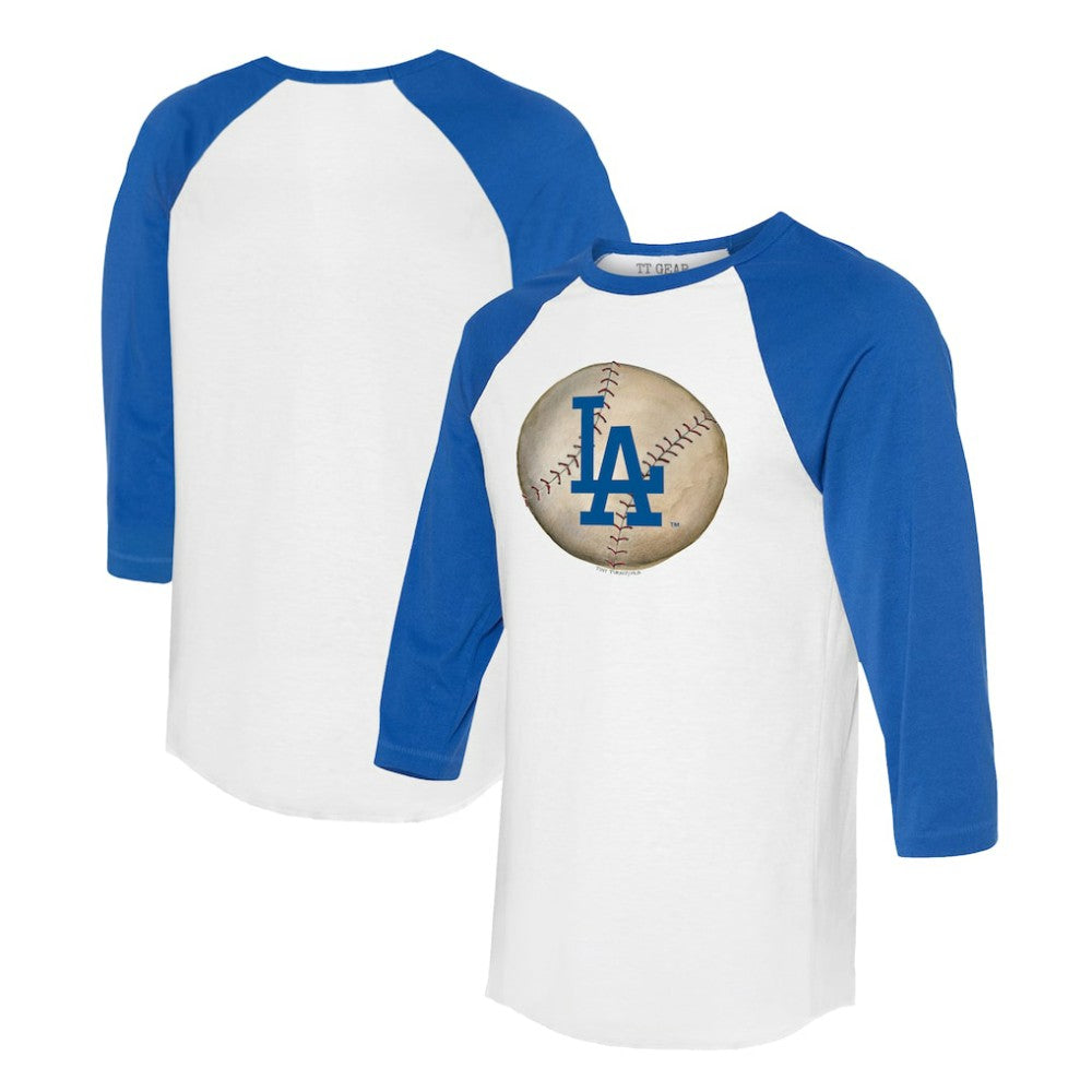 Los Angeles Dodgers Tiny Turnip Unisex Stitched Baseball 3/4-Sleeve Raglan T-Shirt - MLB T-shirts