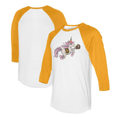 San Diego Padres Tiny Turnip Unisex Unicorn 3/4-Sleeve Raglan T-Shirt - MLB T-shirts