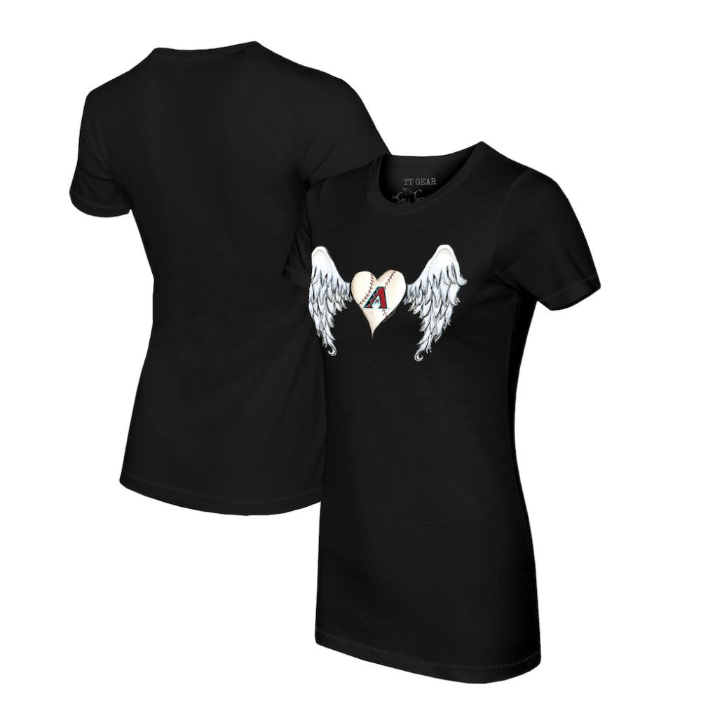 Arizona Diamondbacks Tiny Turnip Women's Angel Wings T-Shirt - MLB T-shirts