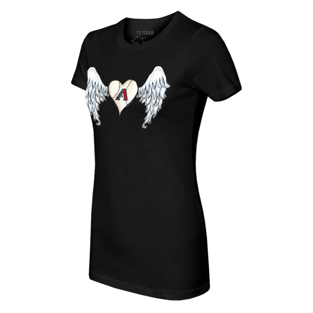 Arizona Diamondbacks Tiny Turnip Women's Angel Wings T-Shirt - MLB T-shirts