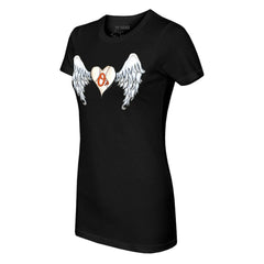 Baltimore Orioles Tiny Turnip Women's Angel Wings T-Shirt - MLB T-shirts