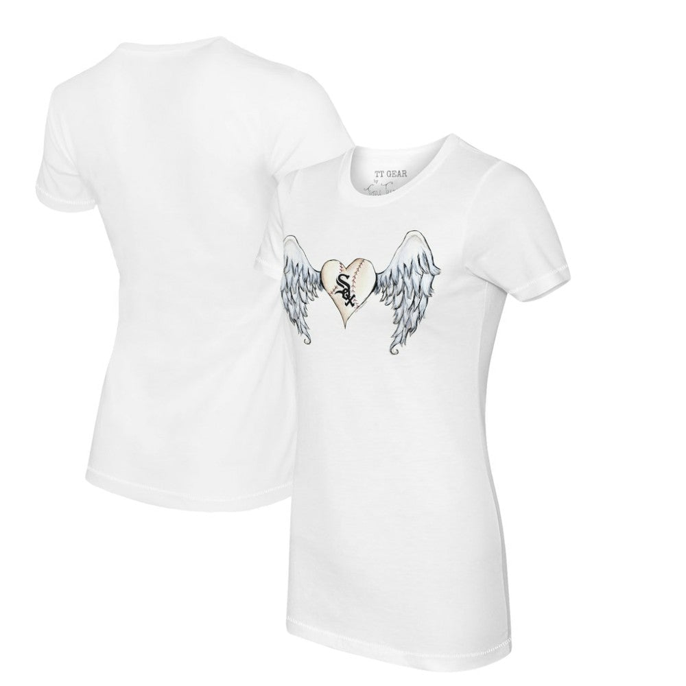 Chicago White Sox Tiny Turnip Women's Angel Wings T-Shirt - MLB T-shirts