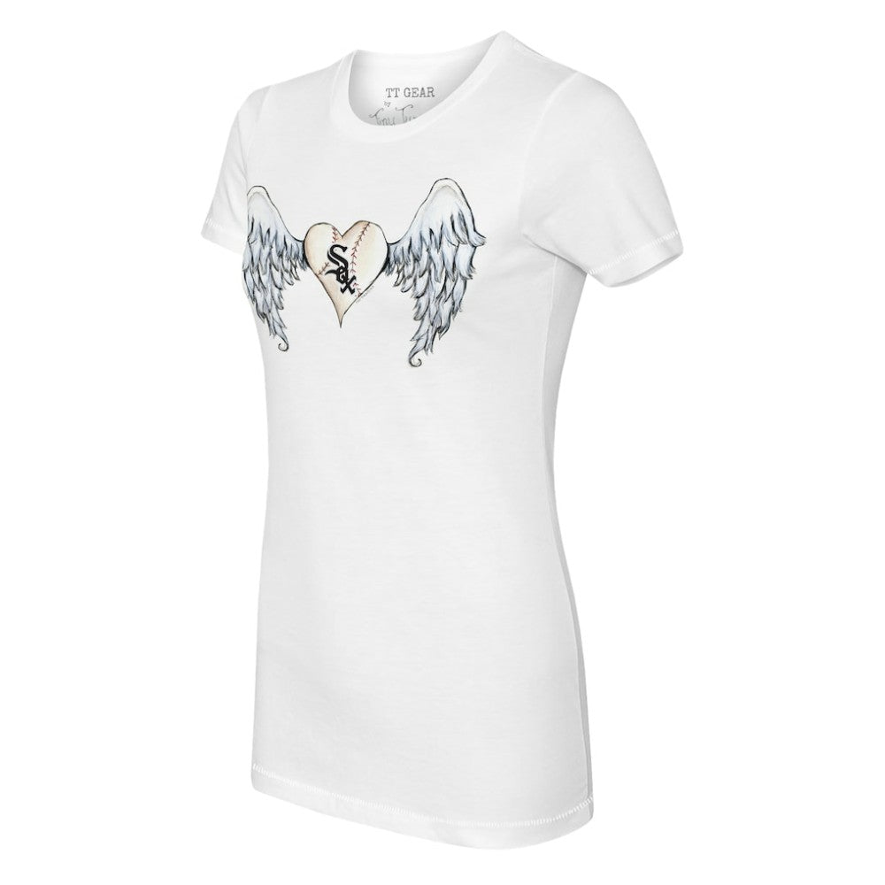 Chicago White Sox Tiny Turnip Women's Angel Wings T-Shirt - MLB T-shirts