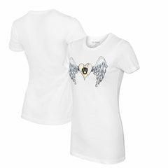 Milwaukee Brewers Tiny Turnip Women's Angel Wings T-Shirt - MLB T-shirts