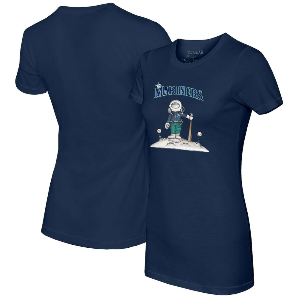 Seattle Mariners Tiny Turnip Women's Astronaut T-Shirt - MLB T-shirts