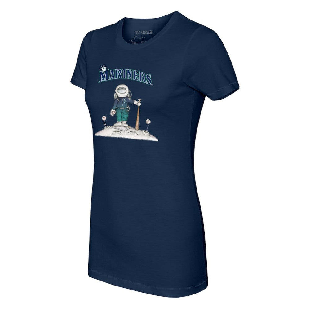 Seattle Mariners Tiny Turnip Women's Astronaut T-Shirt - MLB T-shirts