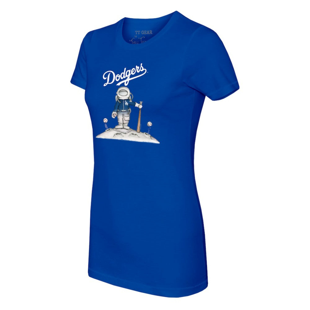 Los Angeles Dodgers Tiny Turnip Women's Astronaut T-Shirt - MLB T-shirts