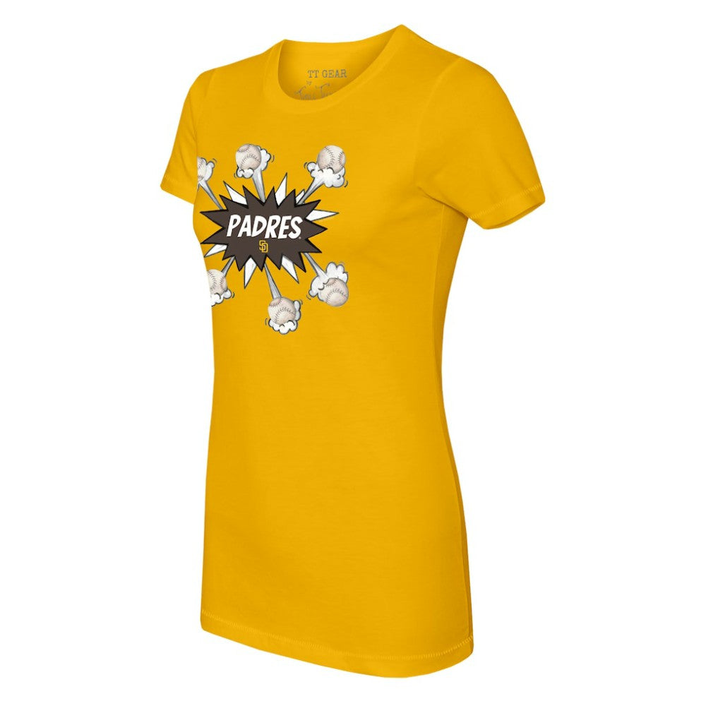 San Diego Padres Tiny Turnip Women's Baseball Pow T-Shirt - MLB T-shirts