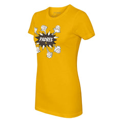 San Diego Padres Tiny Turnip Women's Baseball Pow T-Shirt - MLB T-shirts