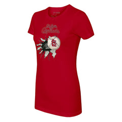 St. Louis Cardinals Tiny Turnip Women's Baseball Tear T-Shirt - MLB T-shirts