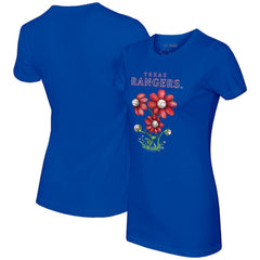 Texas Rangers Tiny Turnip Women's Blooming Baseballs T-Shirt - MLB T-shirts