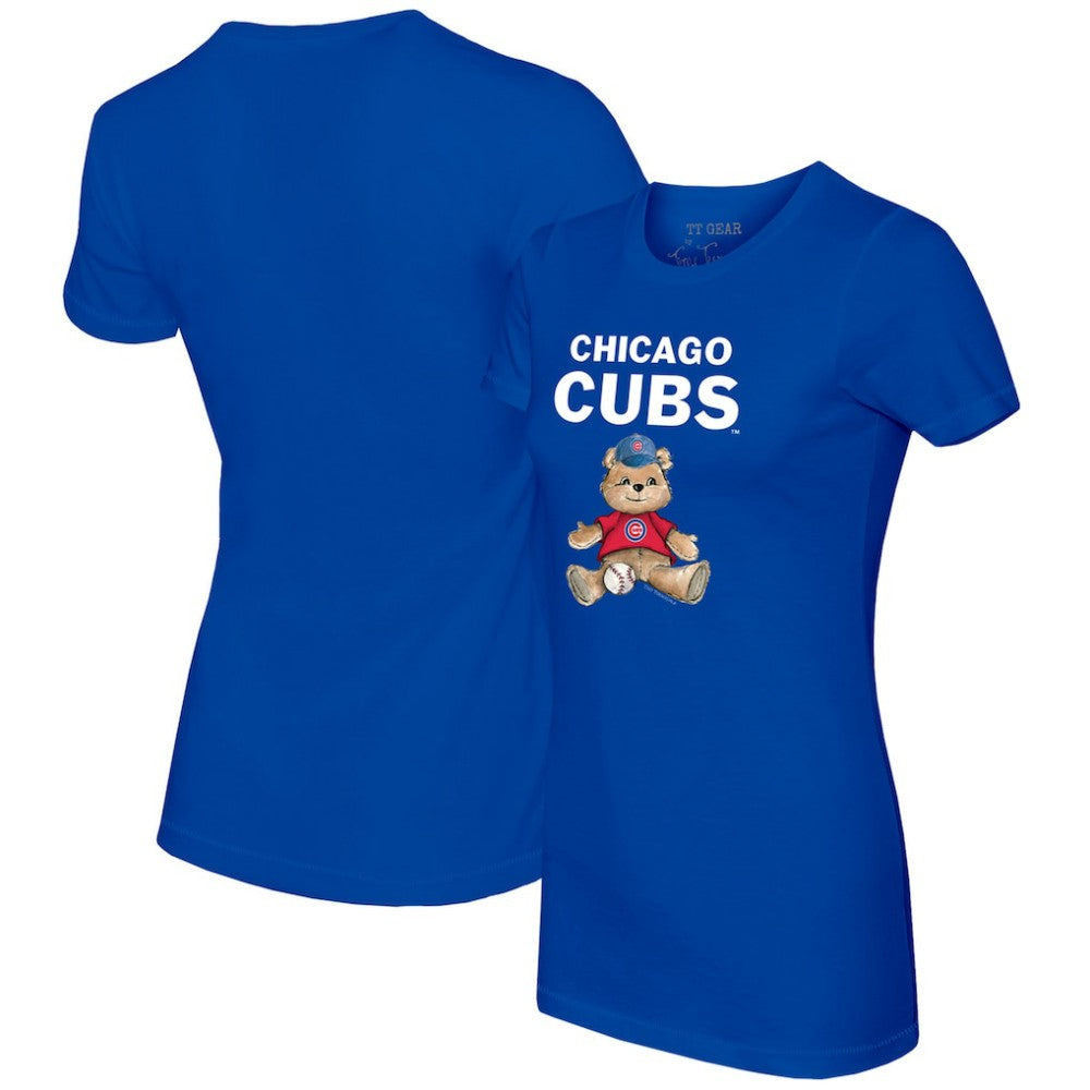 Chicago Cubs Tiny Turnip Women's Teddy Boy T-Shirt - MLB T-shirts