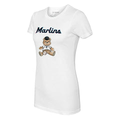 Miami Marlins Tiny Turnip Women's Teddy Boy T-Shirt - MLB T-shirts
