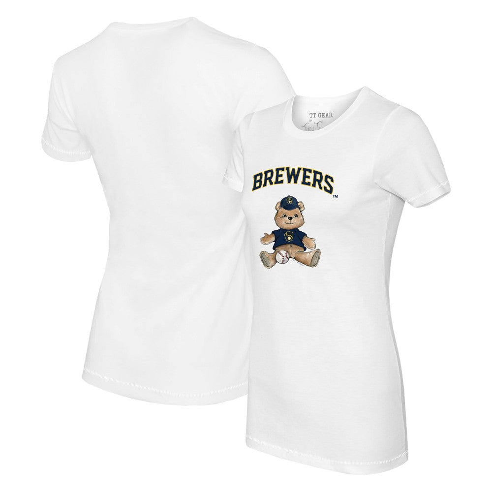 Milwaukee Brewers Tiny Turnip Women's Teddy Boy T-Shirt - MLB T-shirts