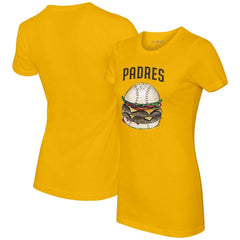 San Diego Padres Tiny Turnip Women's Burger T-Shirt - MLB T-shirts