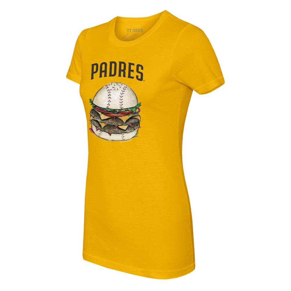 San Diego Padres Tiny Turnip Women's Burger T-Shirt - MLB T-shirts
