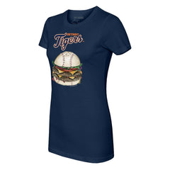 Detroit Tigers Tiny Turnip Women's Burger T-Shirt - MLB T-shirts