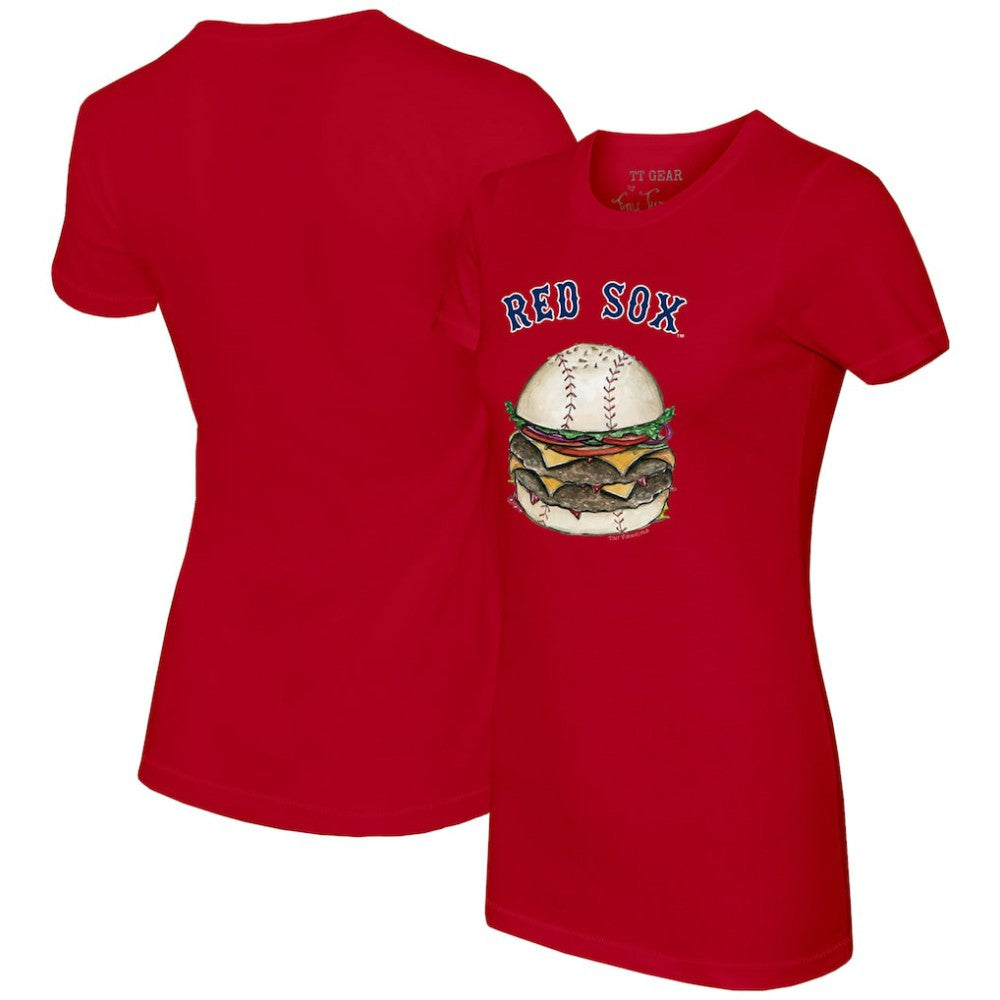 Boston Red Sox Tiny Turnip Women's Burger T-Shirt - MLB T-shirts