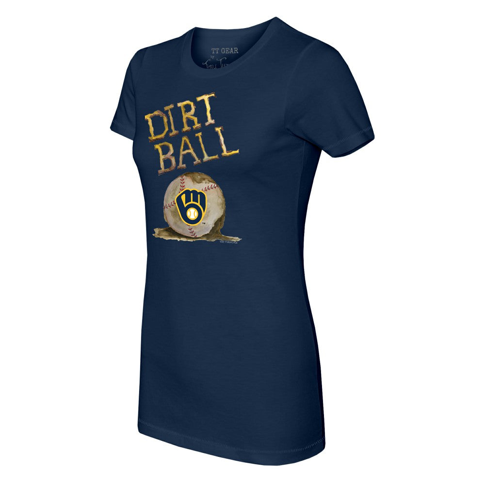 Milwaukee Brewers Tiny Turnip Women's Dirt Ball T-Shirt - MLB T-shirts