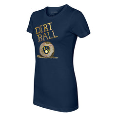 Milwaukee Brewers Tiny Turnip Women's Dirt Ball T-Shirt - MLB T-shirts