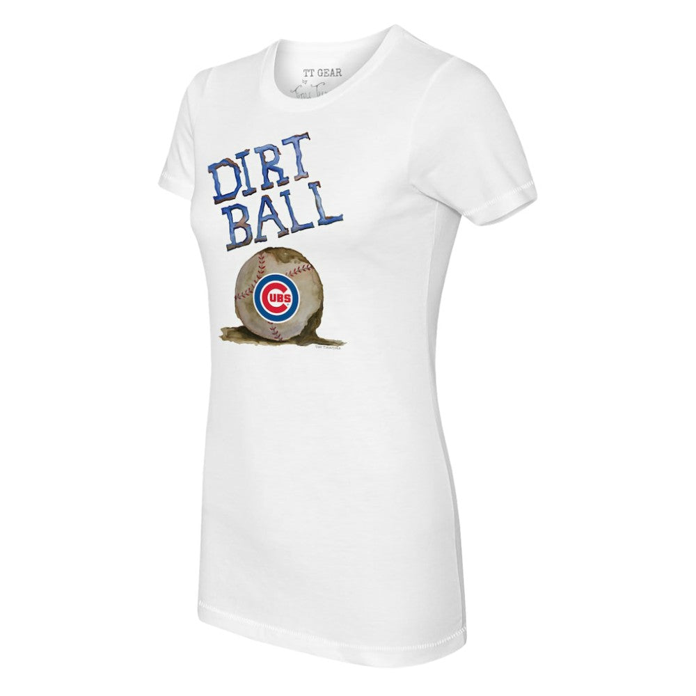 Chicago Cubs Tiny Turnip Women's Dirt Ball T-Shirt - MLB T-shirts