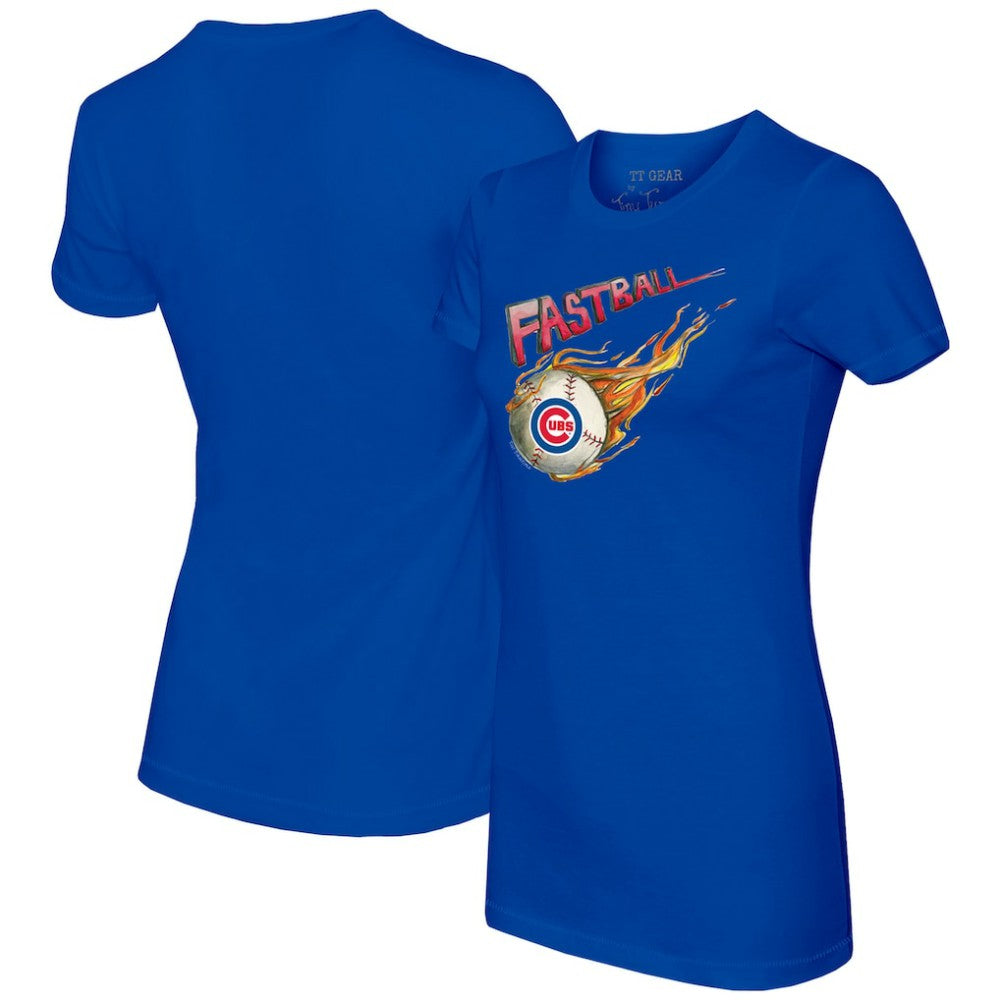 Chicago Cubs Tiny Turnip Women's Fastball T-Shirt - MLB T-shirts