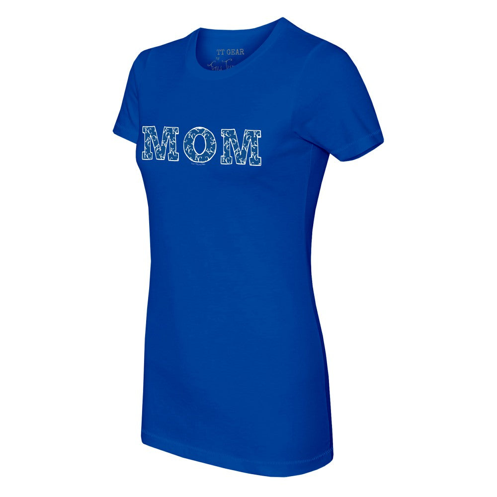 Kansas City Royals Tiny Turnip Women's Logo Mom T-Shirt - MLB T-shirts