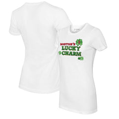 Boston Red Sox Tiny Turnip Women's Lucky Charm T-Shirt - MLB T-shirts