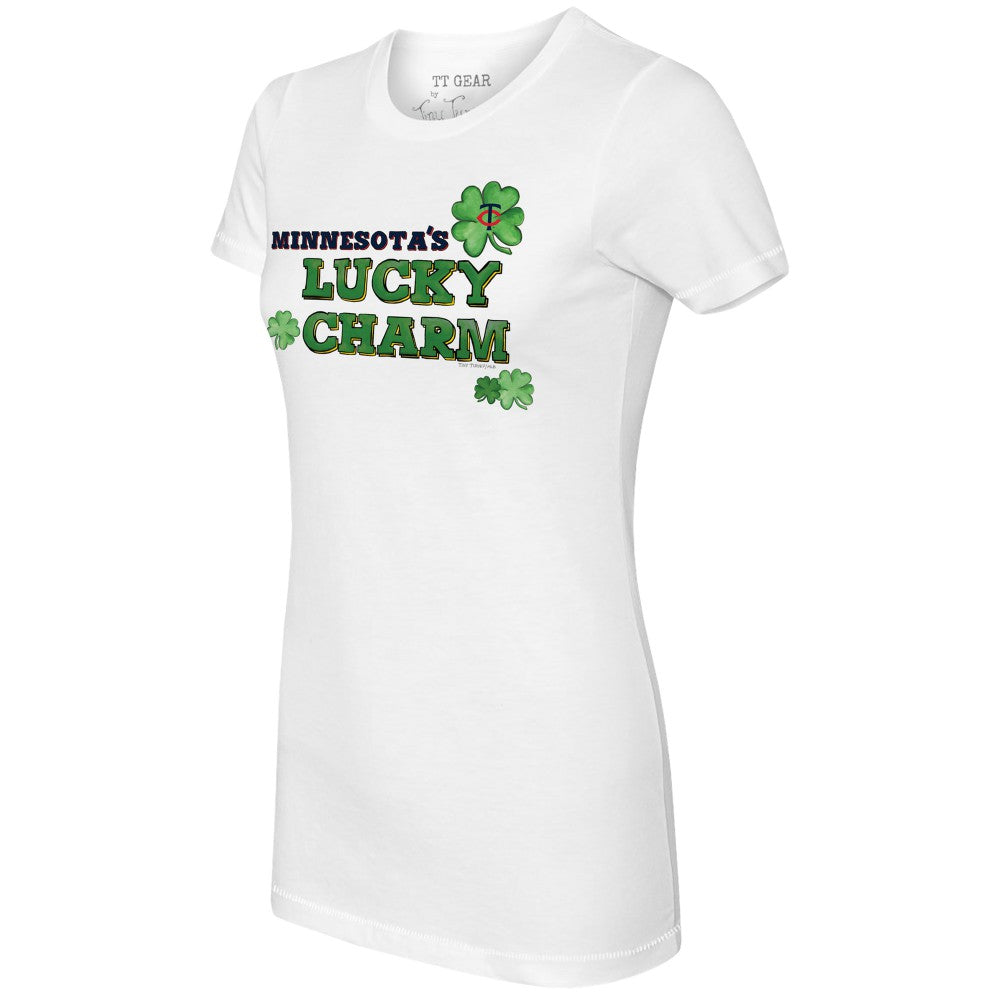 Minnesota Twins Tiny Turnip Women's Lucky Charm T-Shirt - MLB T-shirts