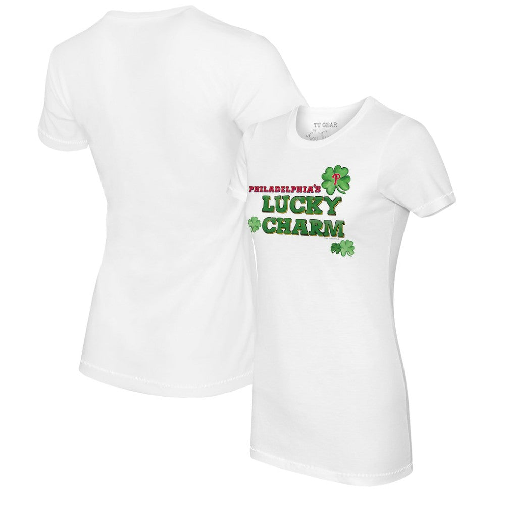 Philadelphia Phillies Tiny Turnip Women's Lucky Charm T-Shirt - MLB T-shirts
