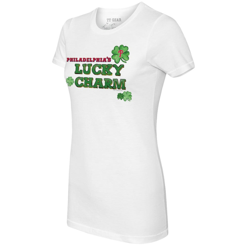 Philadelphia Phillies Tiny Turnip Women's Lucky Charm T-Shirt - MLB T-shirts