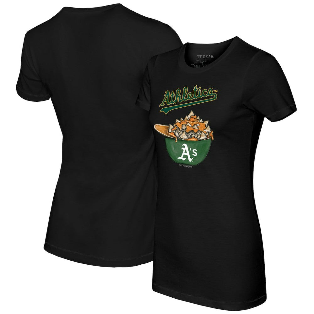 Athletics Tiny Turnip Women's Nacho Helmet T-Shirt - MLB T-shirts