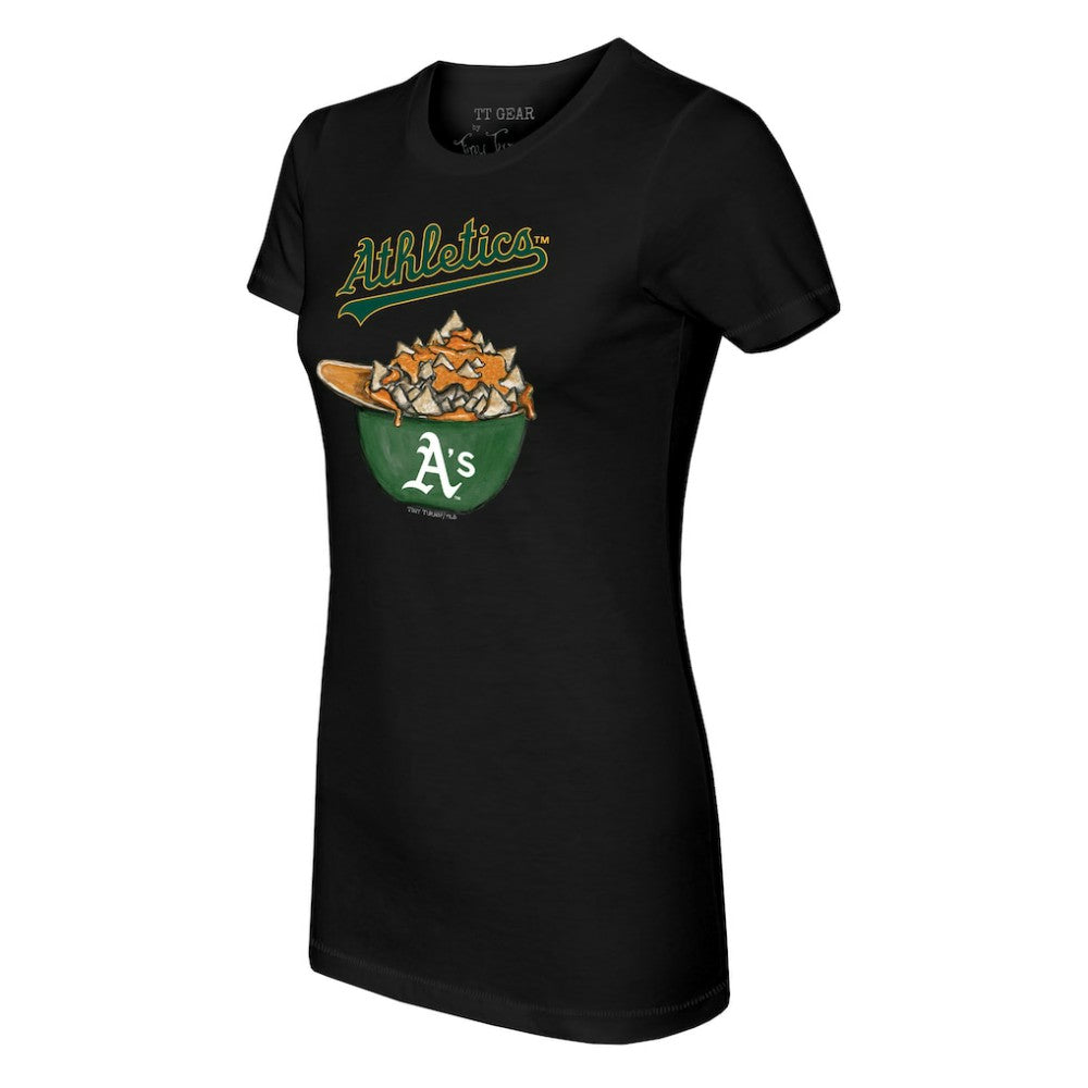 Athletics Tiny Turnip Women's Nacho Helmet T-Shirt - MLB T-shirts