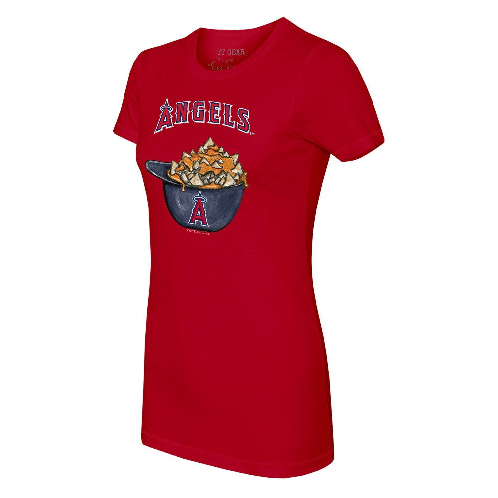 Los Angeles Angels Tiny Turnip Women's Nacho Helmet T-Shirt - MLB T-shirts