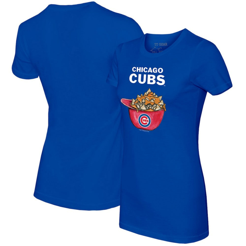 Chicago Cubs Tiny Turnip Women's Nacho Helmet T-Shirt - MLB T-shirts