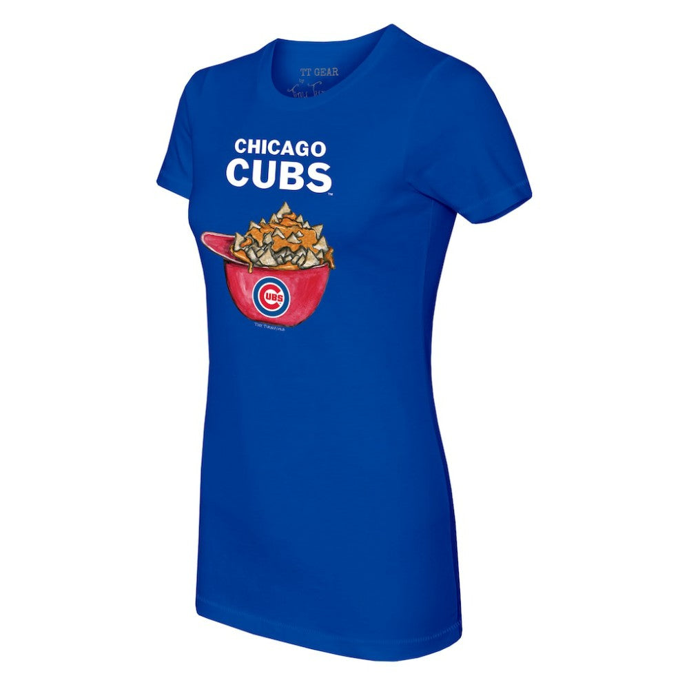 Chicago Cubs Tiny Turnip Women's Nacho Helmet T-Shirt - MLB T-shirts
