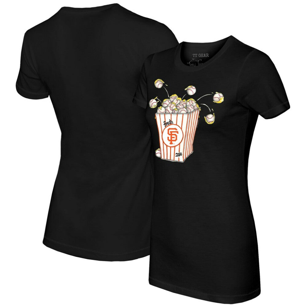 San Francisco Giants Tiny Turnip Women's Popcorn T-Shirt - MLB T-shirts