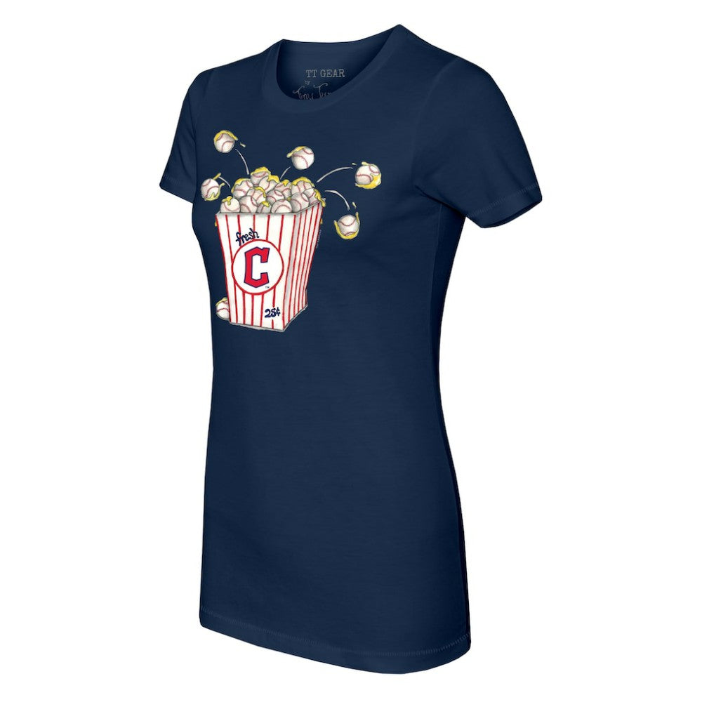 Cleveland Guardians Tiny Turnip Women's Popcorn T-Shirt - MLB T-shirts