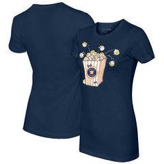 Houston Astros Tiny Turnip Women's Popcorn T-Shirt - MLB T-shirts