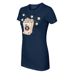 Houston Astros Tiny Turnip Women's Popcorn T-Shirt - MLB T-shirts