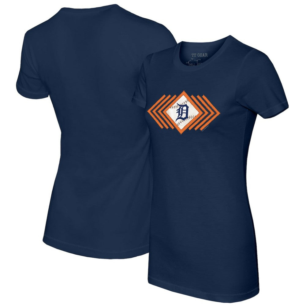 Detroit Tigers Tiny Turnip Women's Prism Arrows T-Shirt - MLB T-shirts