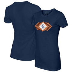 Detroit Tigers Tiny Turnip Women's Prism Arrows T-Shirt - MLB T-shirts