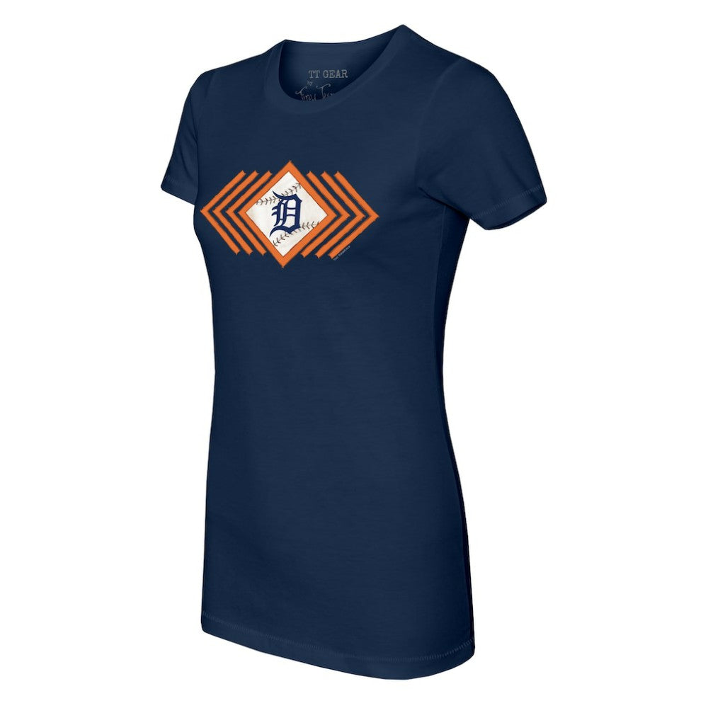 Detroit Tigers Tiny Turnip Women's Prism Arrows T-Shirt - MLB T-shirts