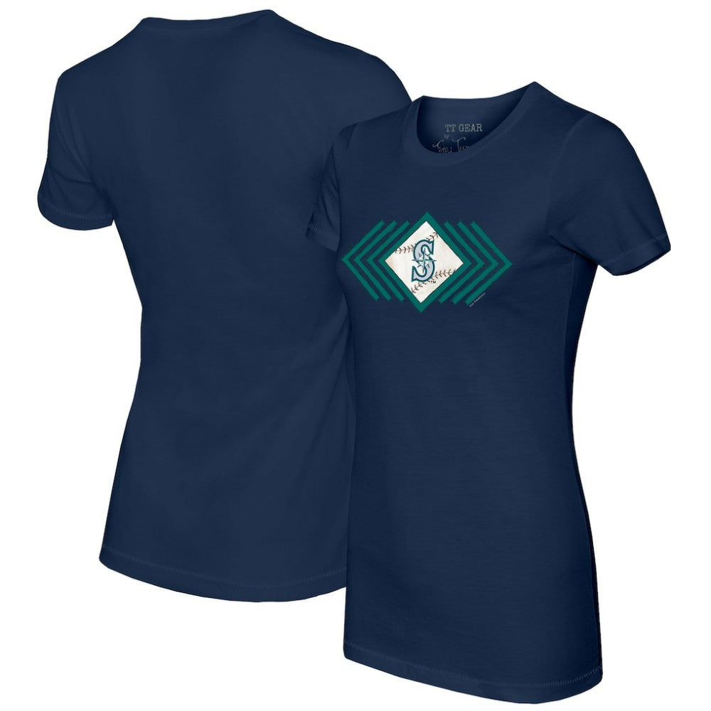 Seattle Mariners Tiny Turnip Women's Prism Arrows T-Shirt - MLB T-shirts