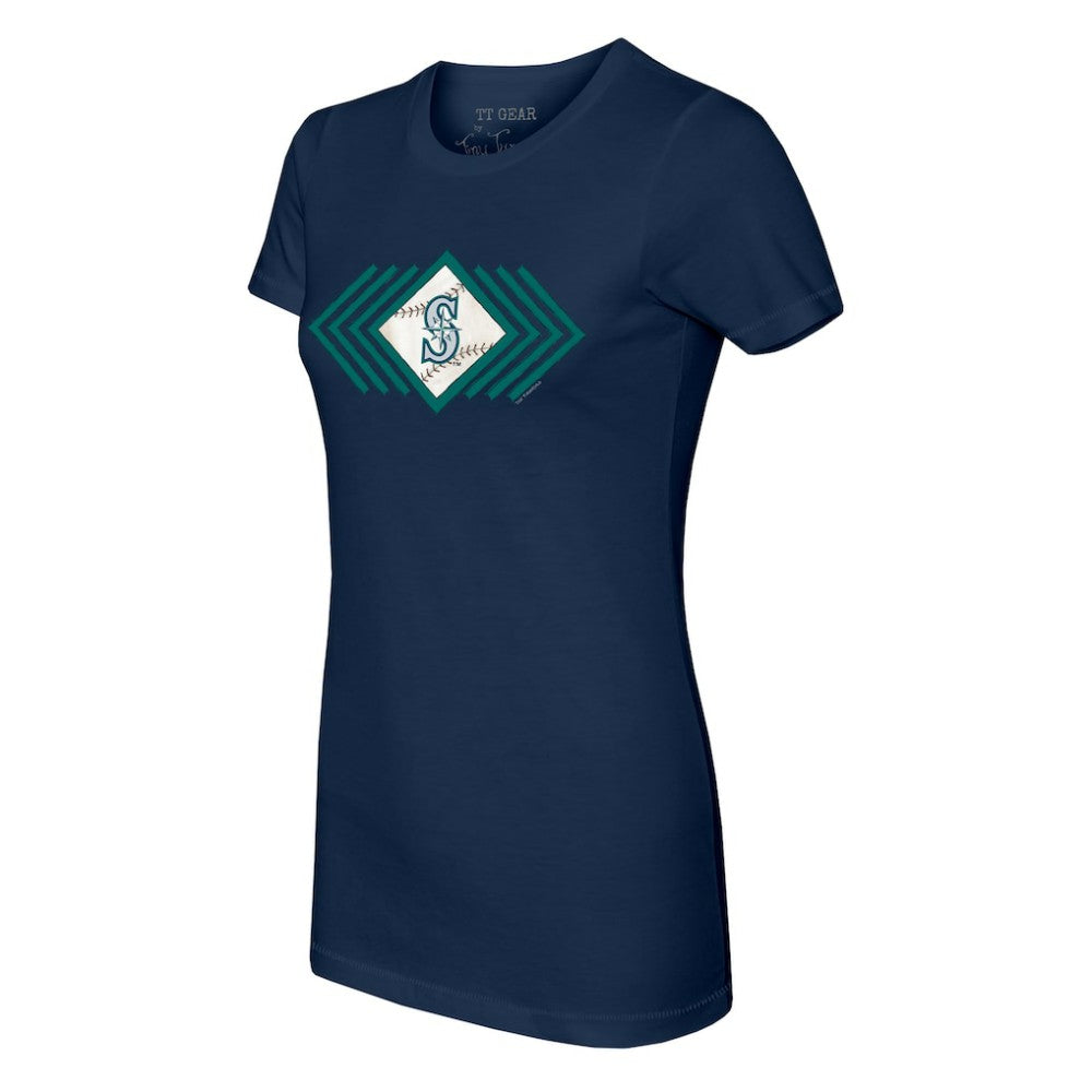Seattle Mariners Tiny Turnip Women's Prism Arrows T-Shirt - MLB T-shirts