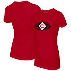 Cincinnati Reds Tiny Turnip Women's Prism Arrows T-Shirt - MLB T-shirts