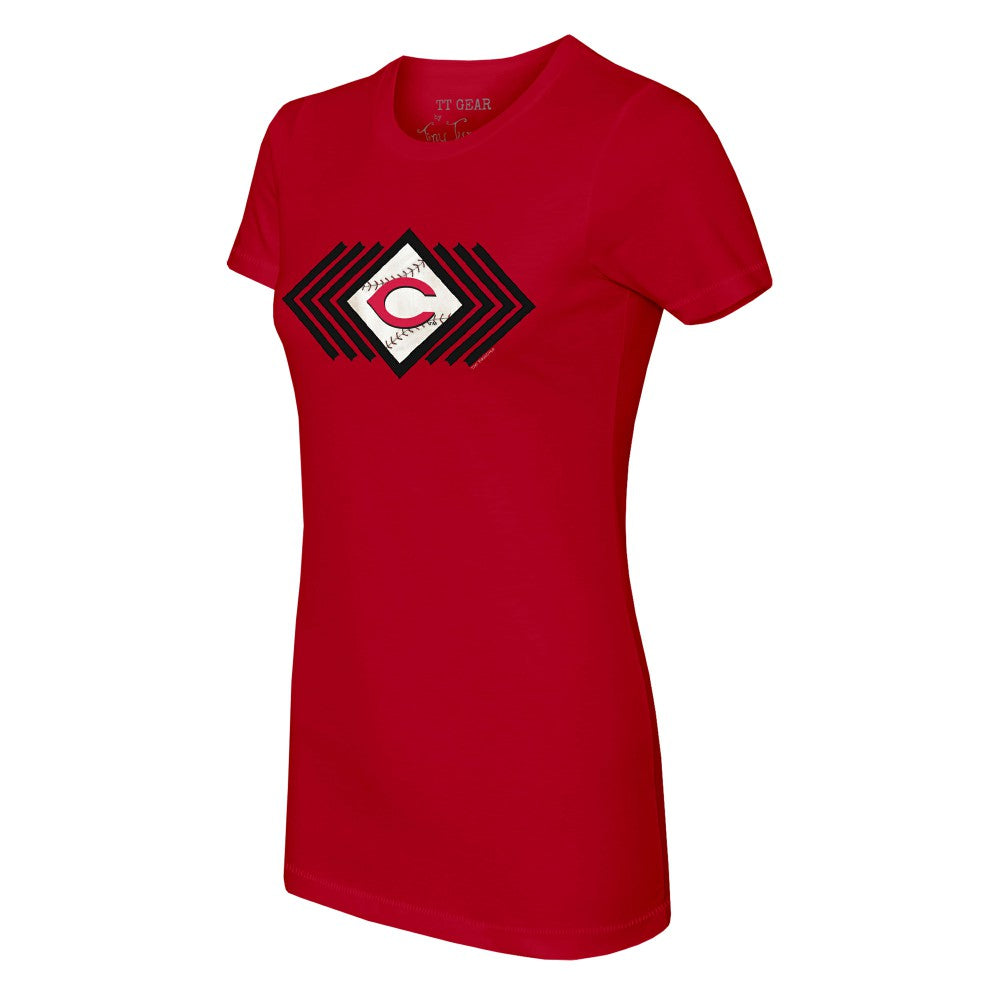 Cincinnati Reds Tiny Turnip Women's Prism Arrows T-Shirt - MLB T-shirts
