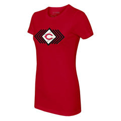 Cincinnati Reds Tiny Turnip Women's Prism Arrows T-Shirt - MLB T-shirts
